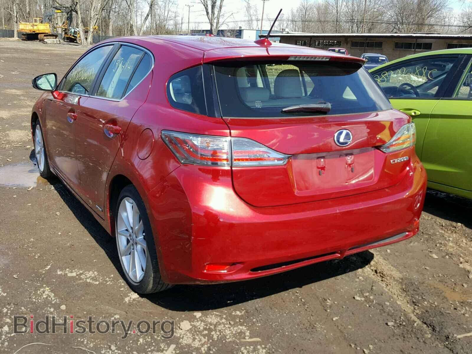 2011 LEXUS CT 200 - VIN: JTHKD5BH4B2018035 - Фото 3