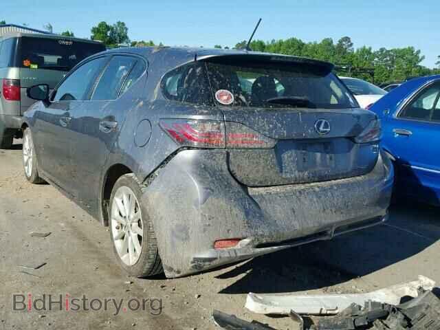 2012 LEXUS CT 200 - VIN: JTHKD5BH9C2085215 - Фото 3