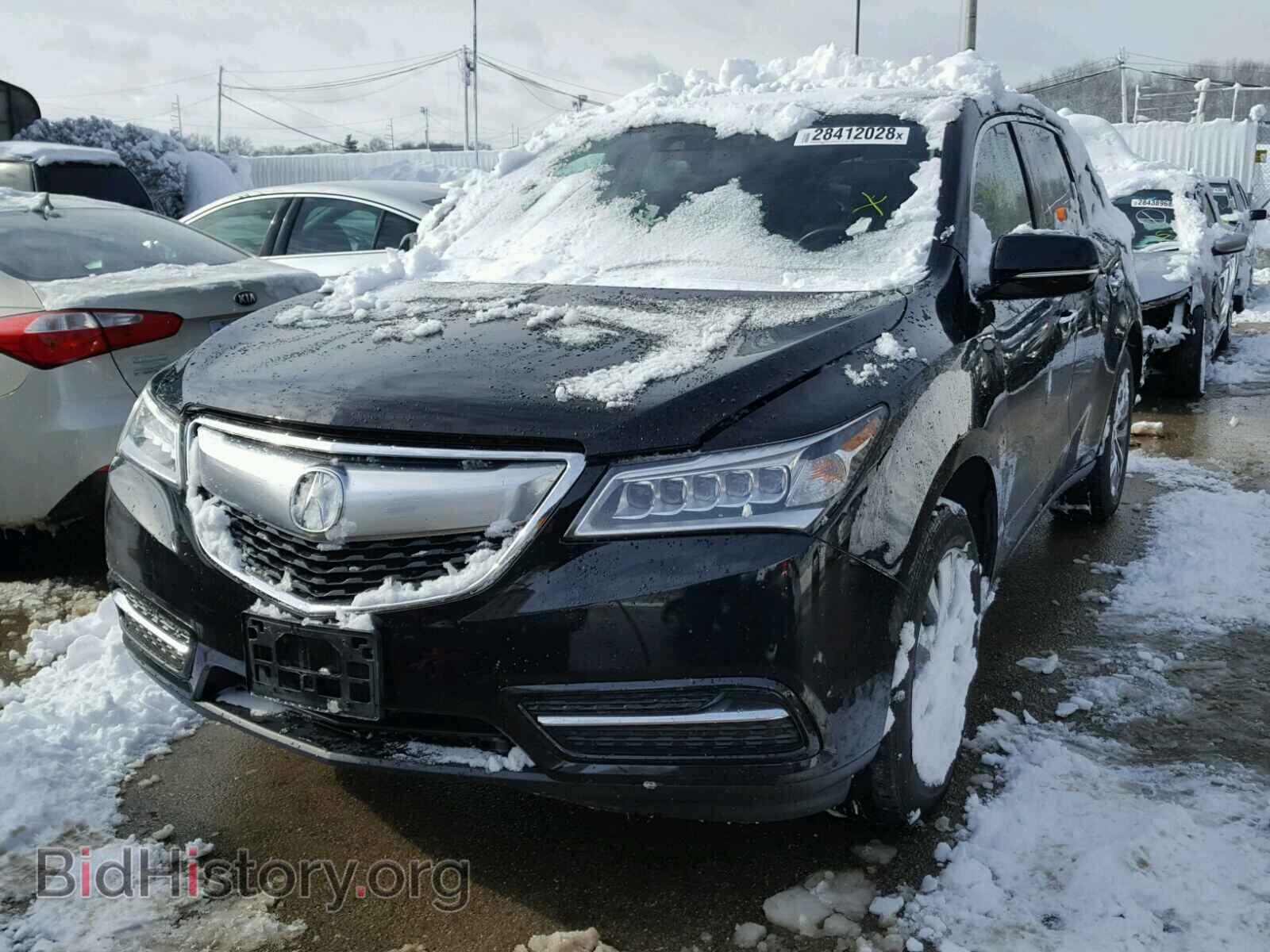 2014 ACURA MDX - VIN: 5FRYD4H43EB046161 - Фото 2