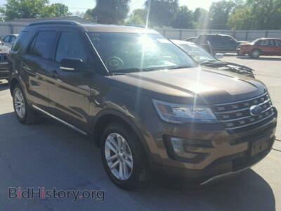 2016 Ford EXPLORER Explorer X, brown — VIN 1FM5K7D88GGA17862, Copart