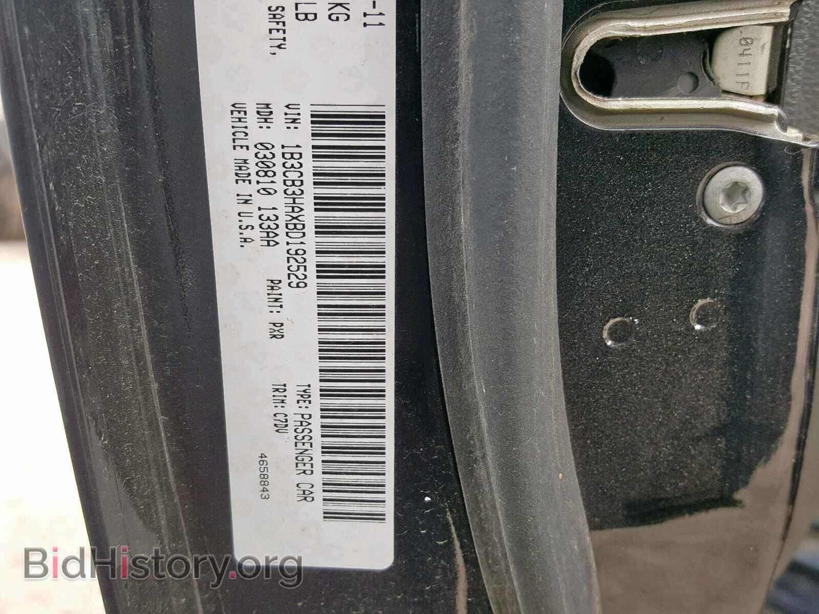 2011 DODGE CALIBER - VIN: 1B3CB3HAXBD192529 - Фото 10
