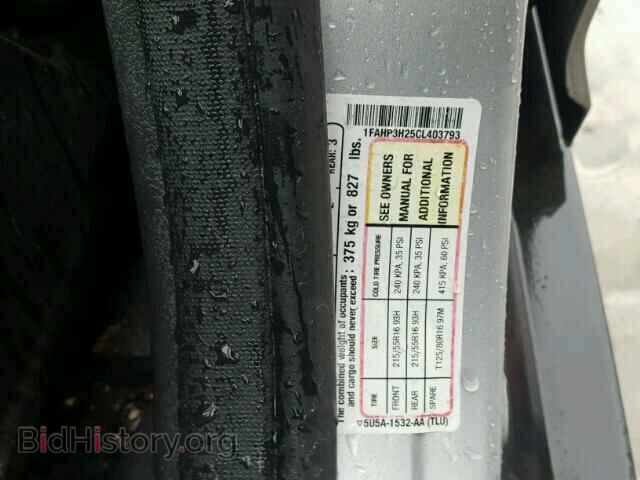 2012 FORD FOCUS - VIN: 1FAHP3H25CL403793 - Фото 10