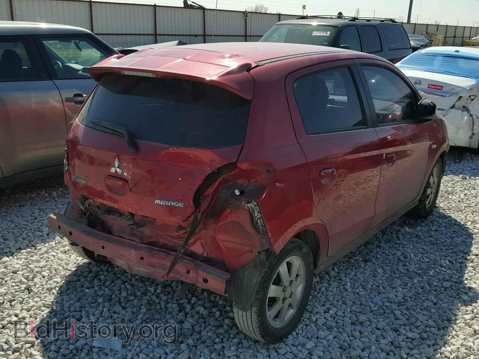 2014 MITSUBISHI MIRAGE - VIN: ML32A4HJ8EH003766 - Фото 4