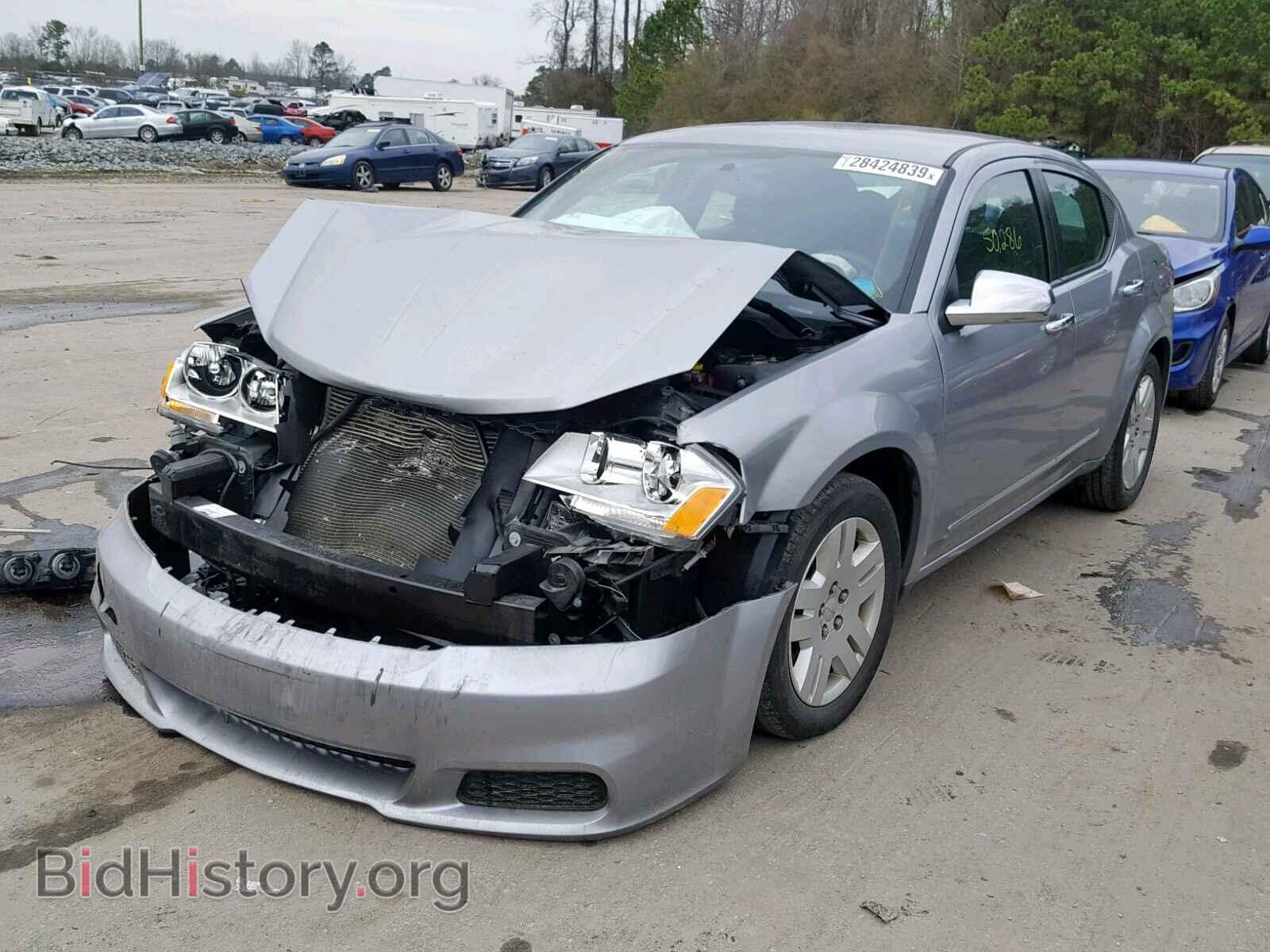2014 DODGE AVENGER - VIN: 1C3CDZAG7EN218534 - Фото 2