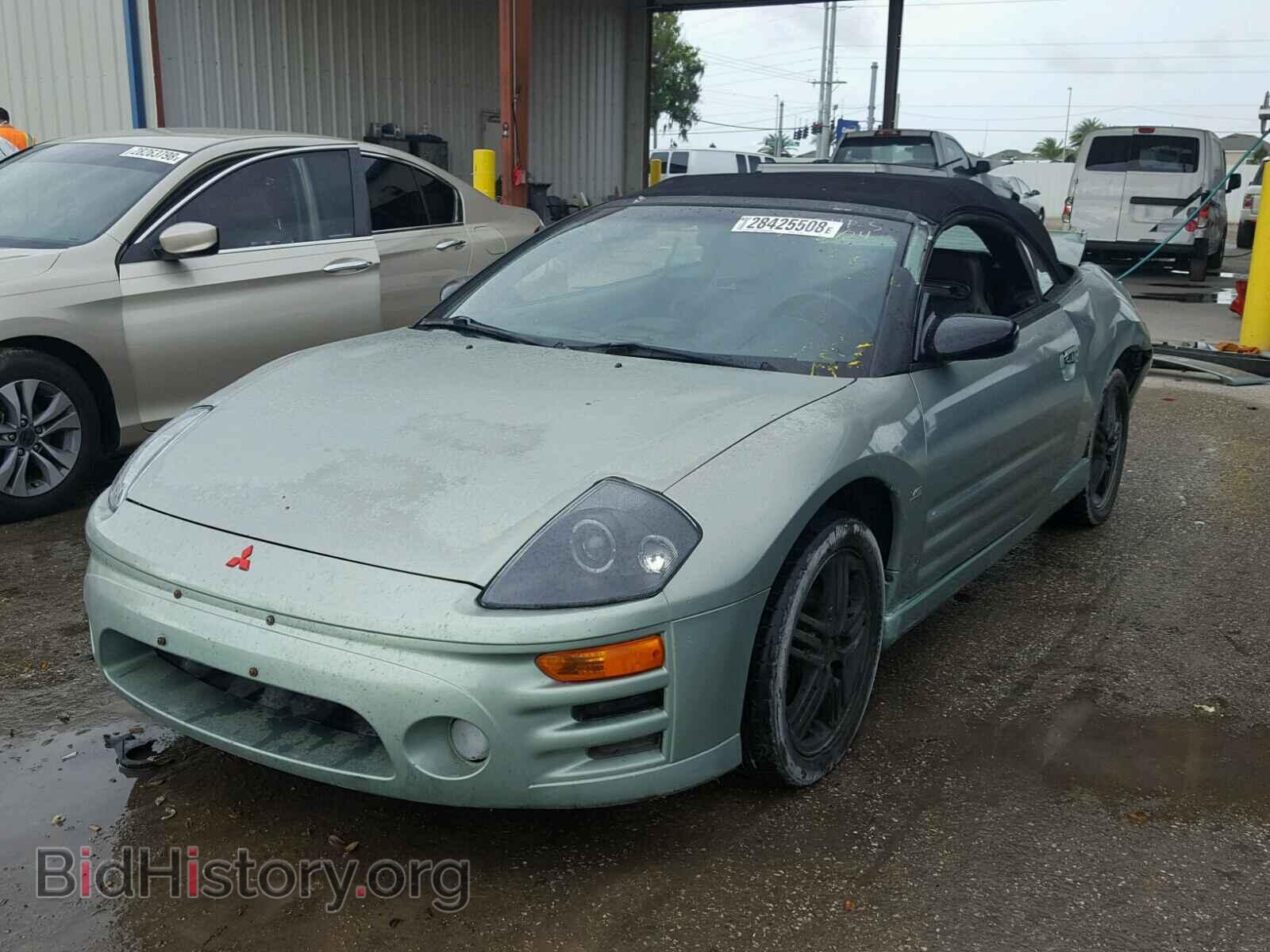 2003 MITSUBISHI ECLIPSE - VIN: 4A3AE55H13E085775 - Фото 2