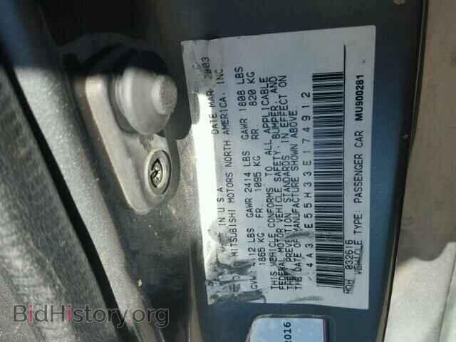 2003 MITSUBISHI ECLIPSE - VIN: 4A3AE55H33E174912 - Photo 10