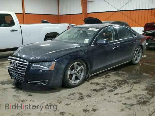 2013 AUDI A8 - VIN: WAUAGAFD7DN019697 - Фото 2