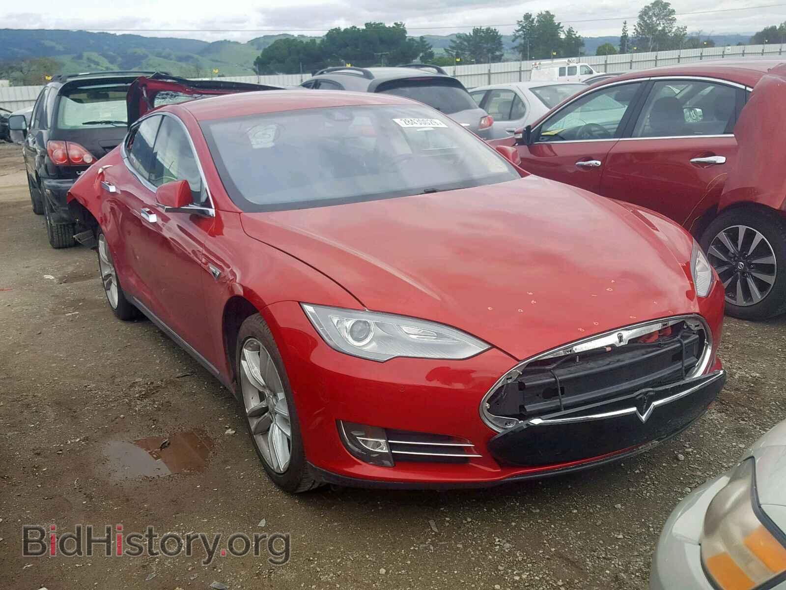 Фотография 5YJSA1H10EFP61743 - TESLA MODEL S 2014