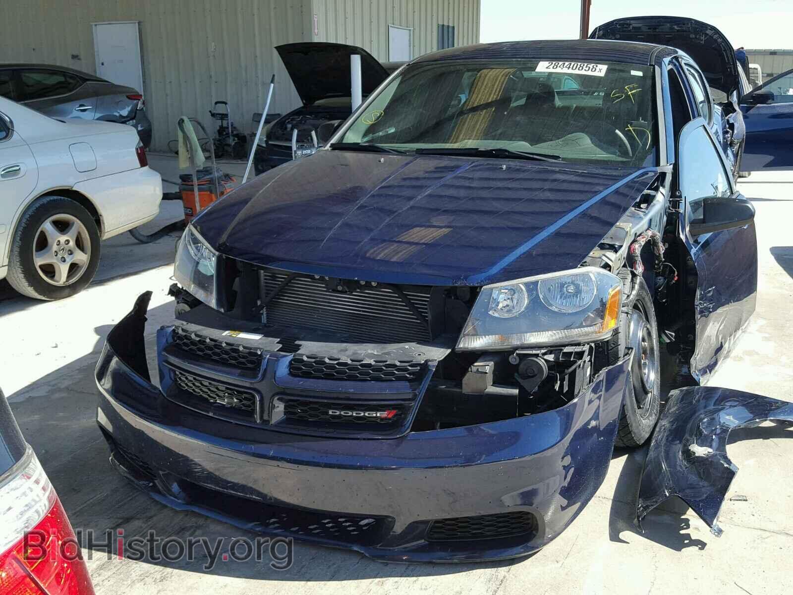 2014 DODGE AVENGER - VIN: 1C3CDZAB3EN193538 - Фото 2