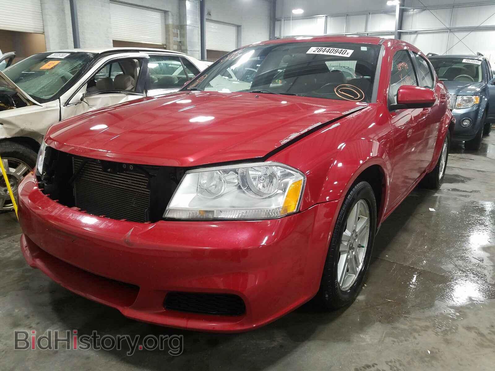 2012 DODGE AVENGER - VIN: 1C3CDZCBXCN179534 - Фото 2