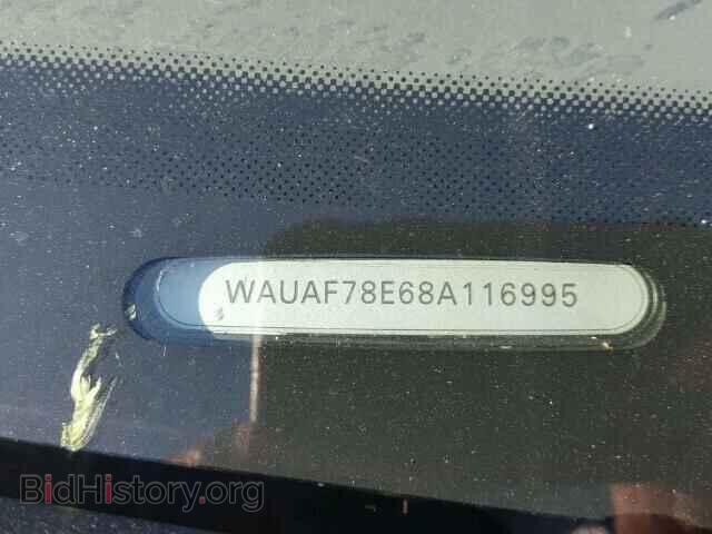 2008 AUDI A4 - VIN: WAUAF78E68A116995 - Фото 10