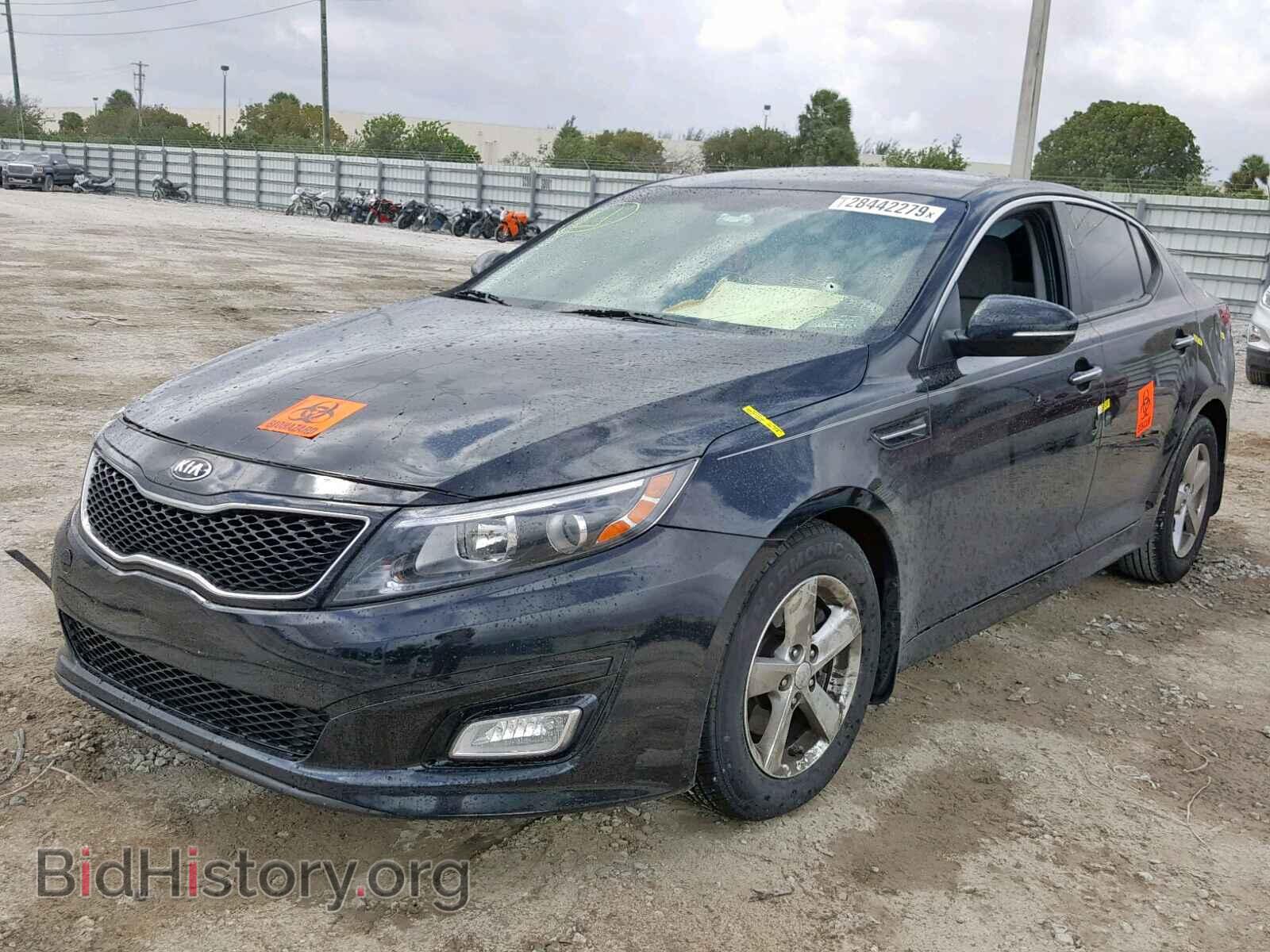 2015 KIA OPTIMA LX - VIN: KNAGM4A70F5653796 - Фото 2