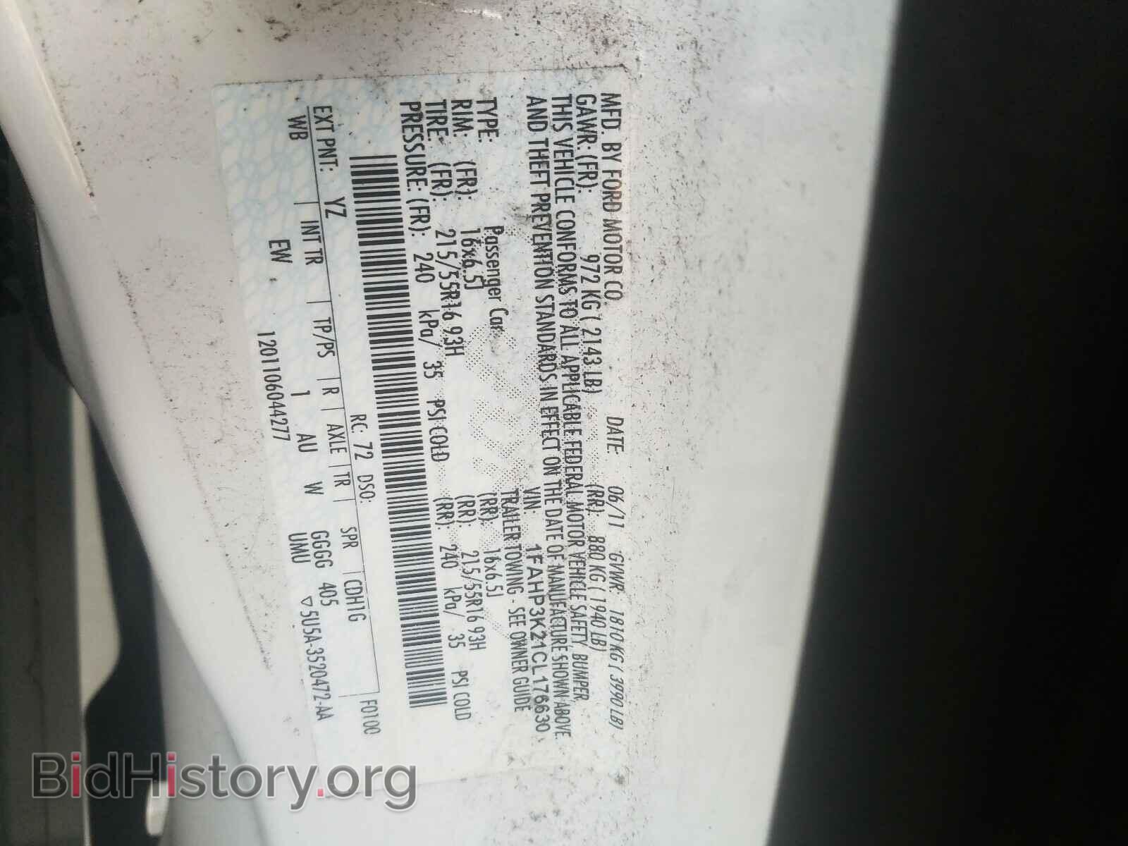 2012 FORD FOCUS - VIN: 1FAHP3K21CL176630 - Photo 10