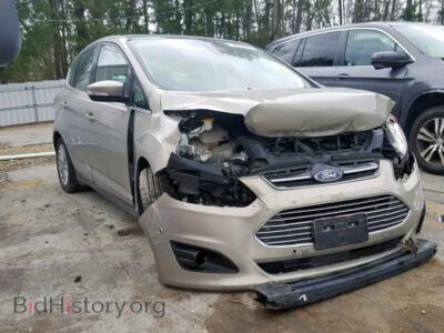 2015 Ford CMAX C-MAX PREM, tan — VIN 1FADP5CU9FL108056, Copart