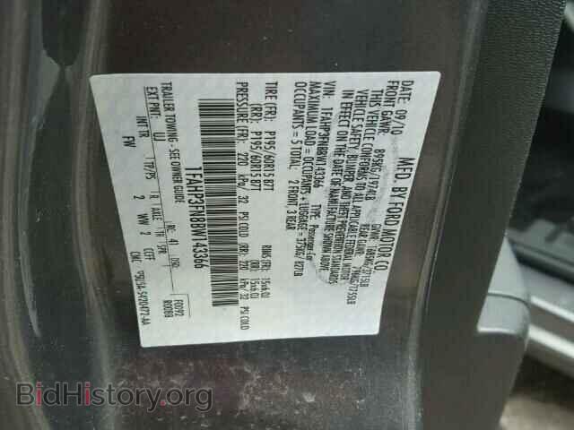 2011 FORD FOCUS - VIN: 1FAHP3FN8BW143366 - Фото 10