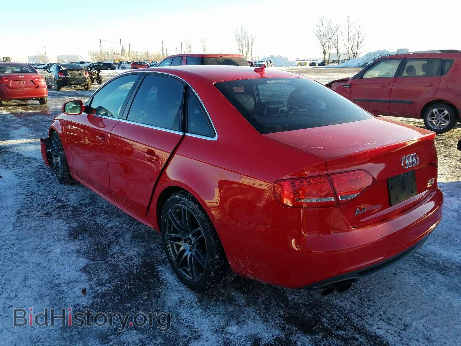 2012 AUDI A4 - VIN: WAUFFCFL1CN011654 - Фото 3