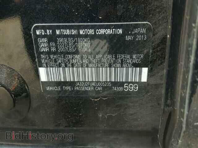 2014 MITSUBISHI LANCER - VIN: JA32U2FU4EU005235 - Фото 10