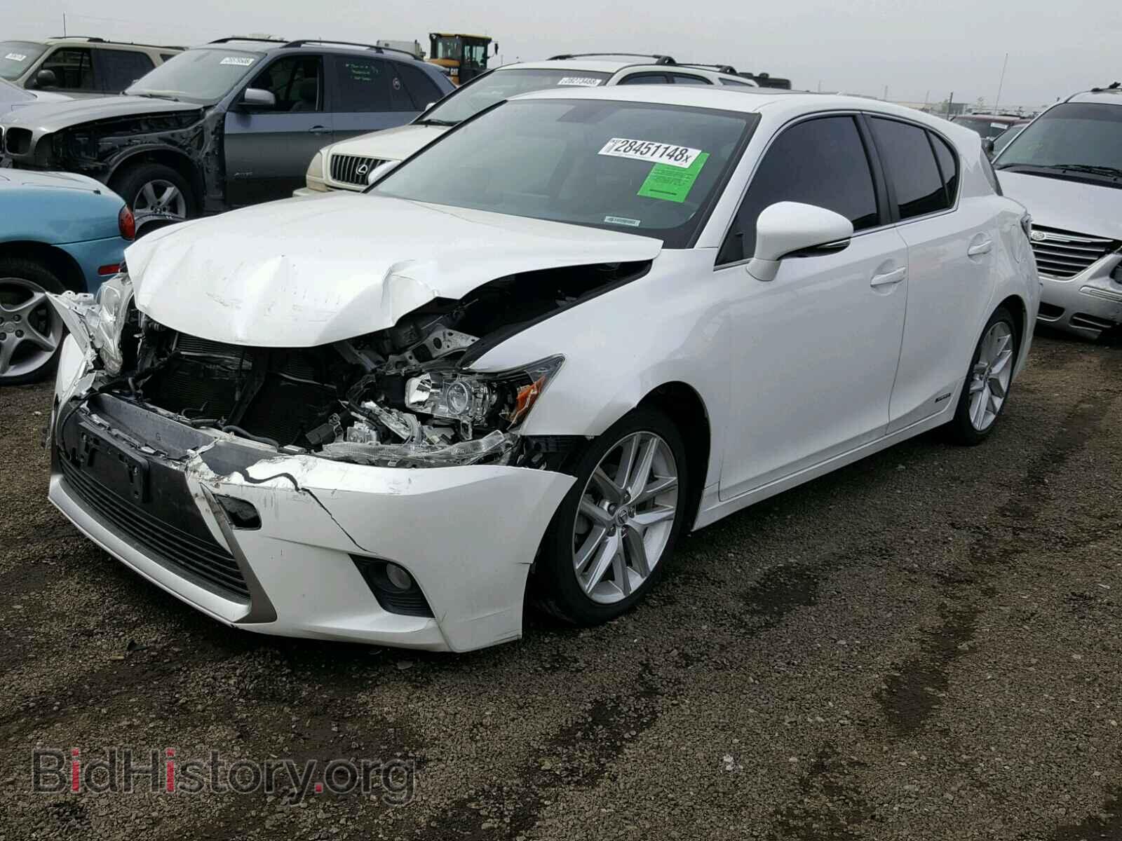 2014 LEXUS CT 200 - VIN: JTHKD5BH4E2178680 - Фото 2