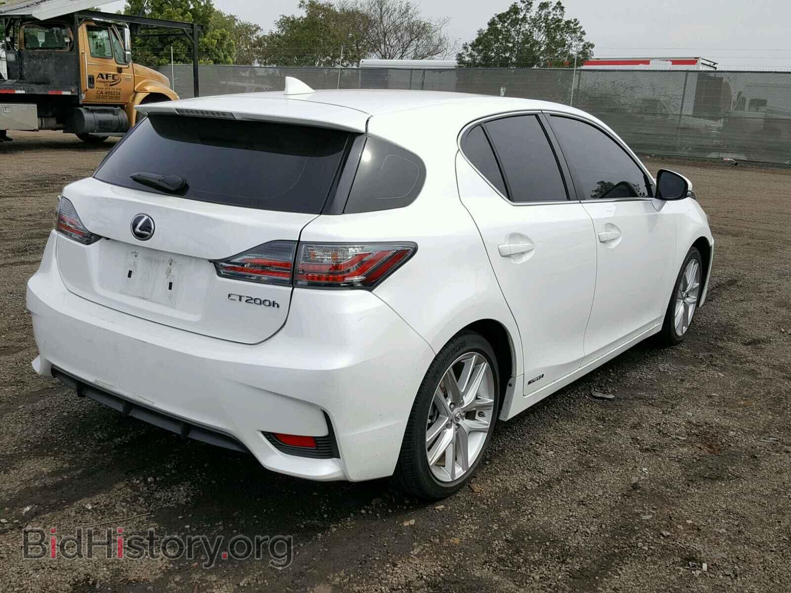2014 LEXUS CT 200 - VIN: JTHKD5BH4E2178680 - Фото 4