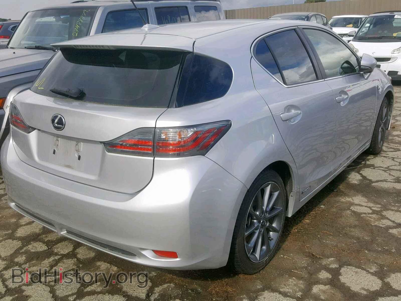 2012 LEXUS CT 200 - VIN: JTHKD5BH2C2055554 - Фото 4
