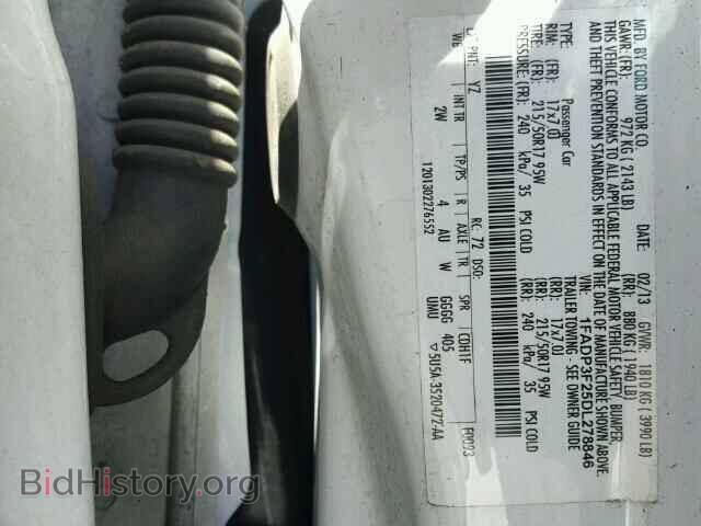 2013 FORD FOCUS - VIN: 1FADP3F25DL278846 - Photo 10