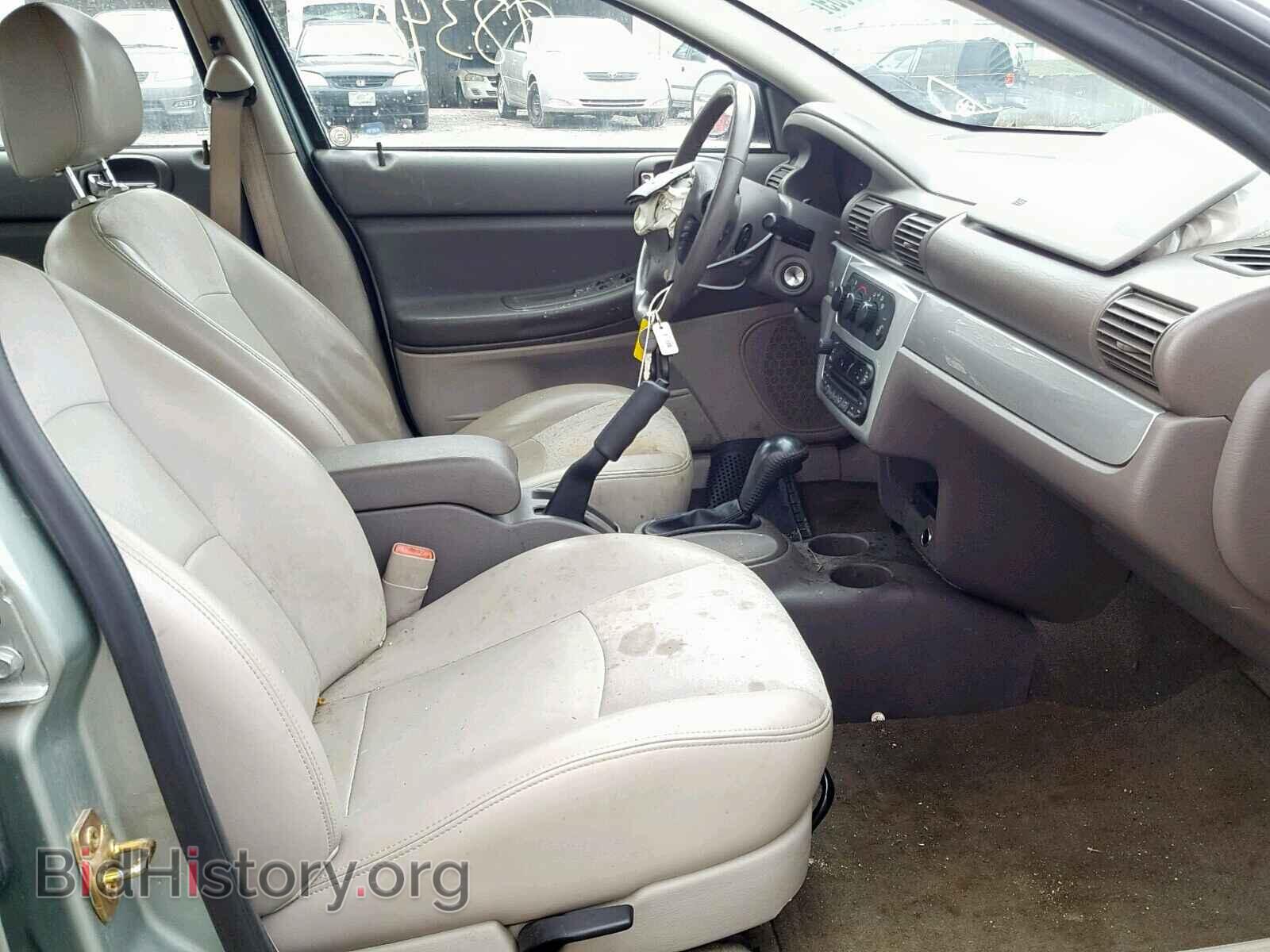 2006 CHRYSLER SEBRING - VIN: 1C3EL56R16N211675 - Фото 5