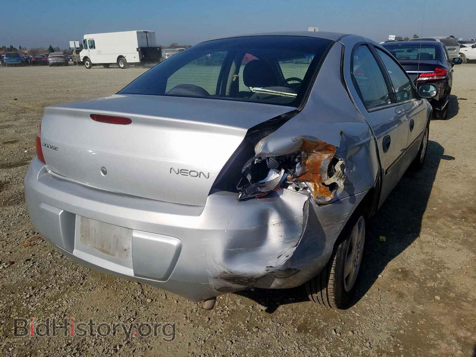 2005 DODGE NEON - VIN: 1B3ES26C25D151940 - Фото 4