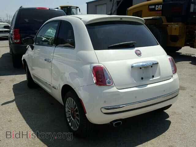 2012 FIAT 500 - VIN: 3C3CFFCR2CT126994 - Фото 3