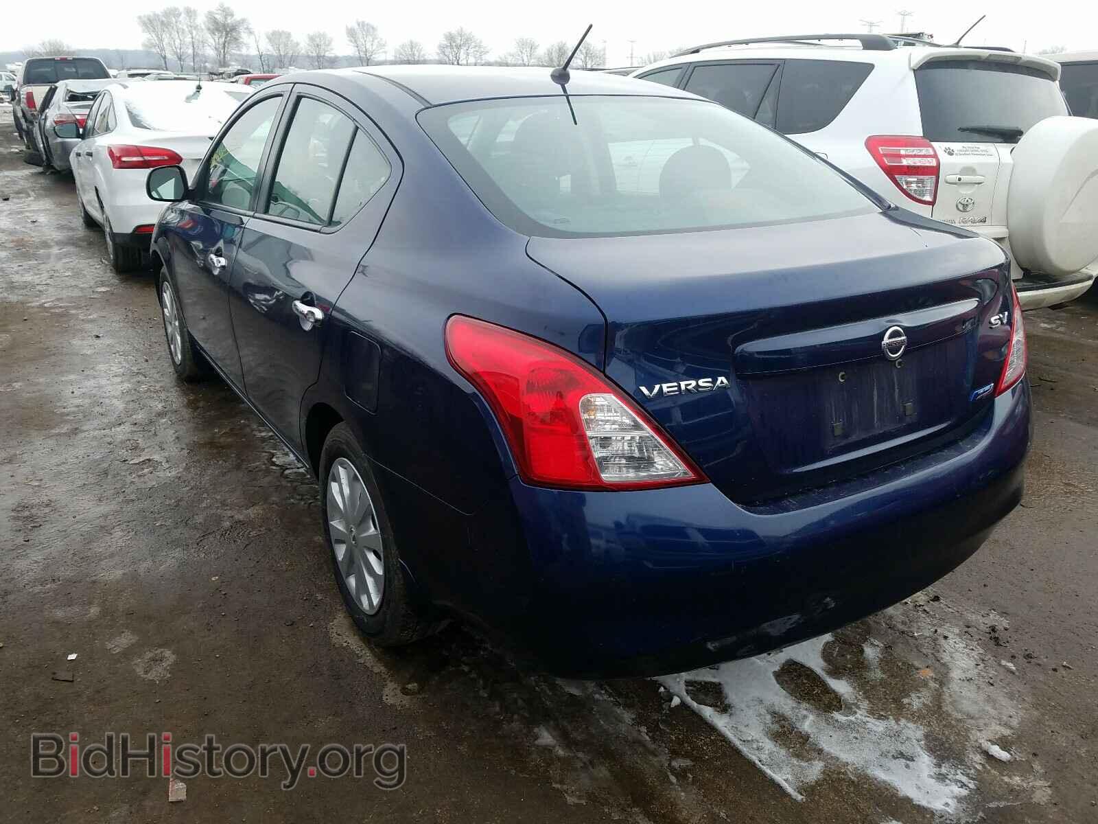2012 NISSAN VERSA - VIN: 3N1CN7AP9CL884324 - Фото 3