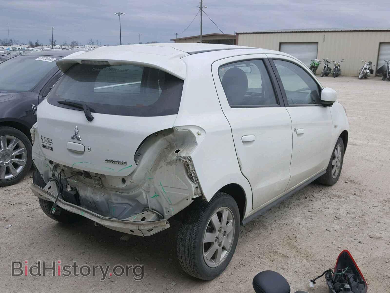 2014 MITSUBISHI MIRAGE - VIN: ML32A4HJ8EH017635 - Фото 4