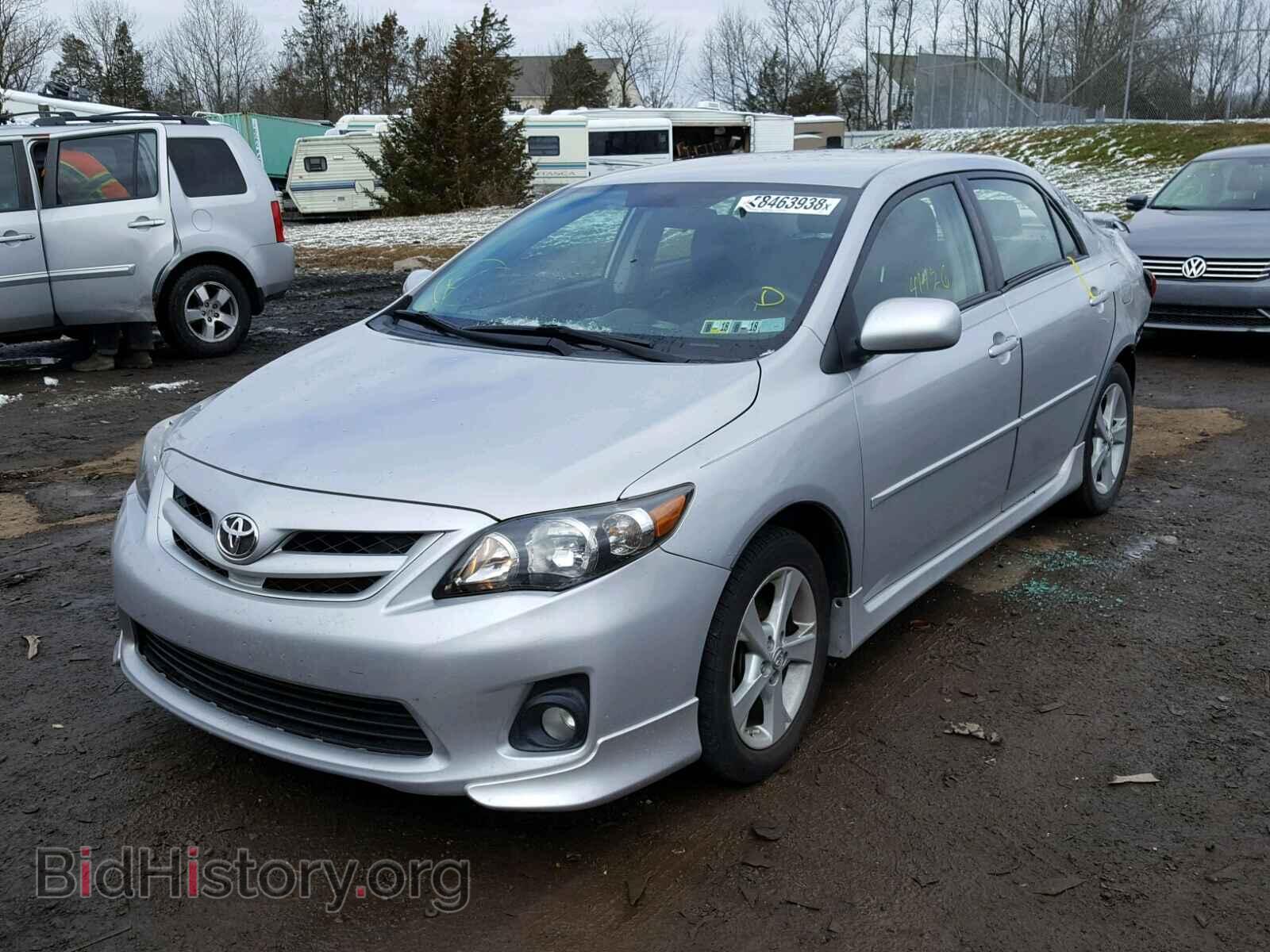 2012 TOYOTA COROLLA BA - VIN: 2T1BU4EE5CC869017 - Фото 2