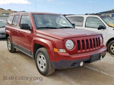 2013 Jeep PATRIOT SP, красный — VIN 1C4NJPBA2DD270556, Copart