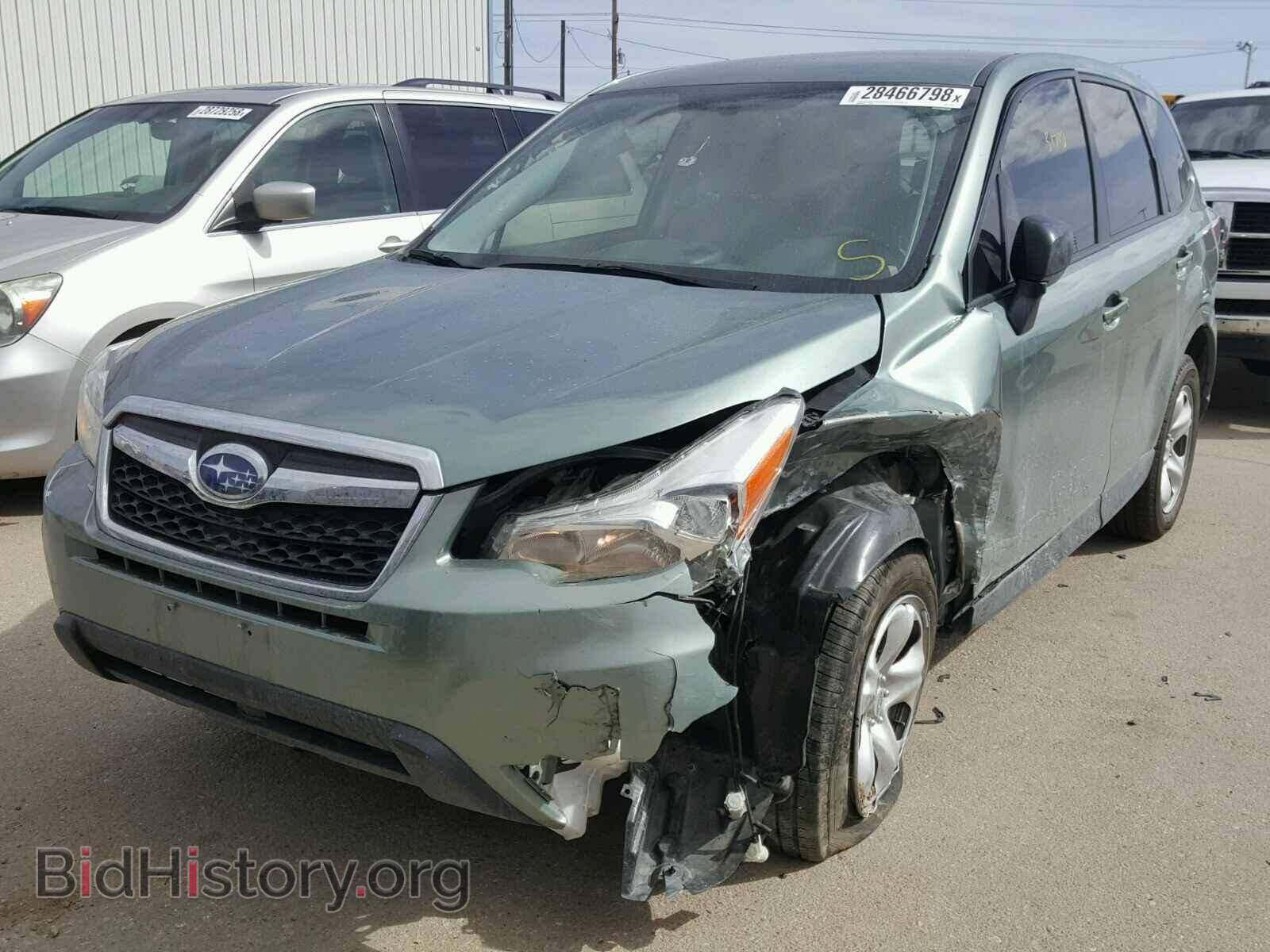 2016 SUBARU FORESTER - VIN: JF2SJAAC8GH551410 - Фото 2