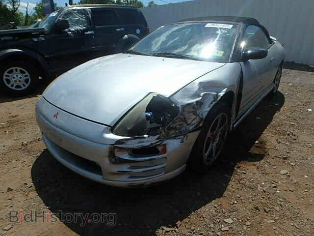 2001 MITSUBISHI ECLIPSE - VIN: 4A3AE55H11E005629 - Фото 2