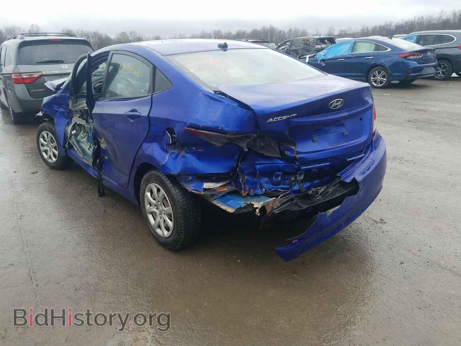 2013 HYUNDAI ACCENT - VIN: KMHCT4AEXDU430439 - Фото 3