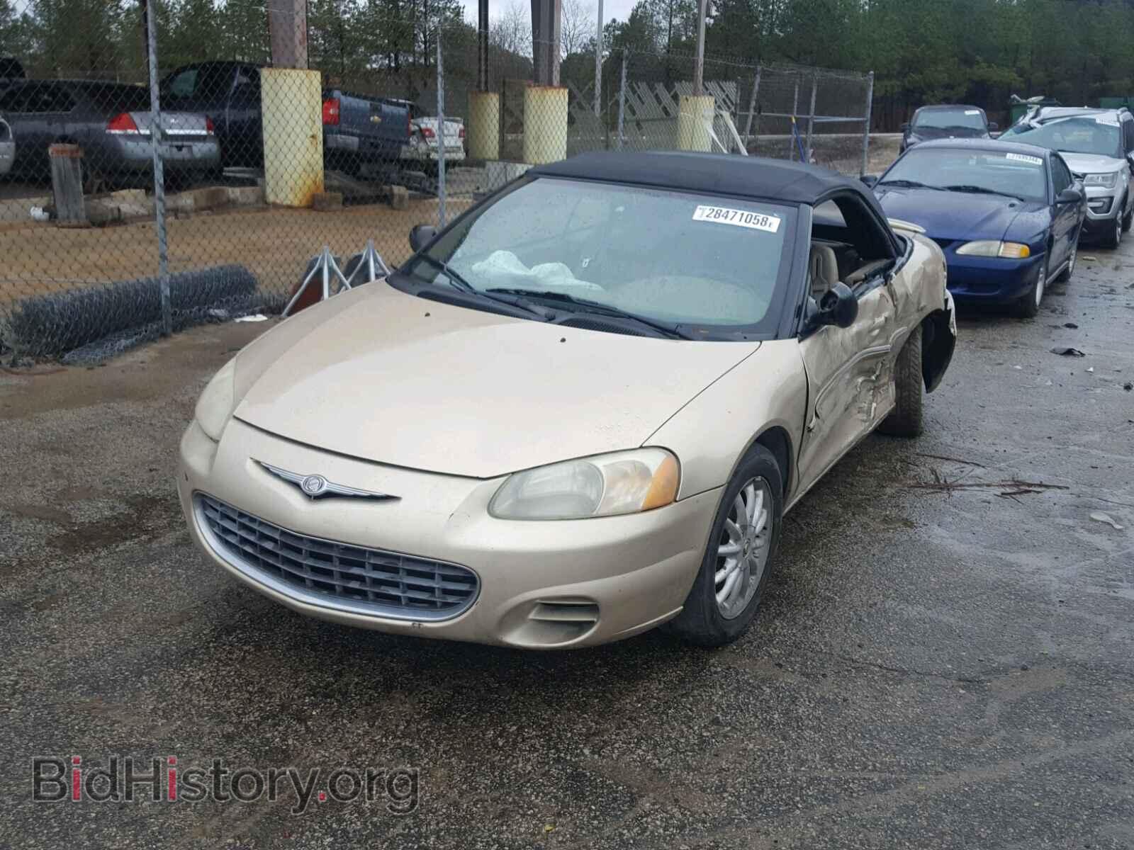 2001 CHRYSLER SEBRING - VIN: 1C3EL45U91N625943 - Фото 2