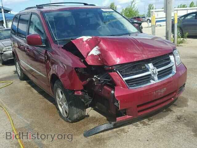 2010 Dodge CARAVAN Grand Cara (VIN 2D4RN5D16AR355905) — photo 1 of 10, Copart, damage: front end