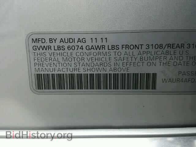 2012 AUDI A8 - VIN: WAUR4AFD3CN019450 - Фото 10