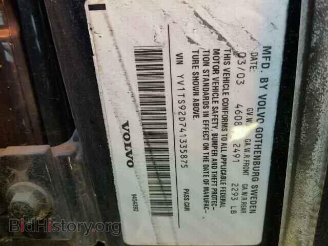 2004 VOLVO S80 - VIN: YV1TS92D741335875 - Photo 10