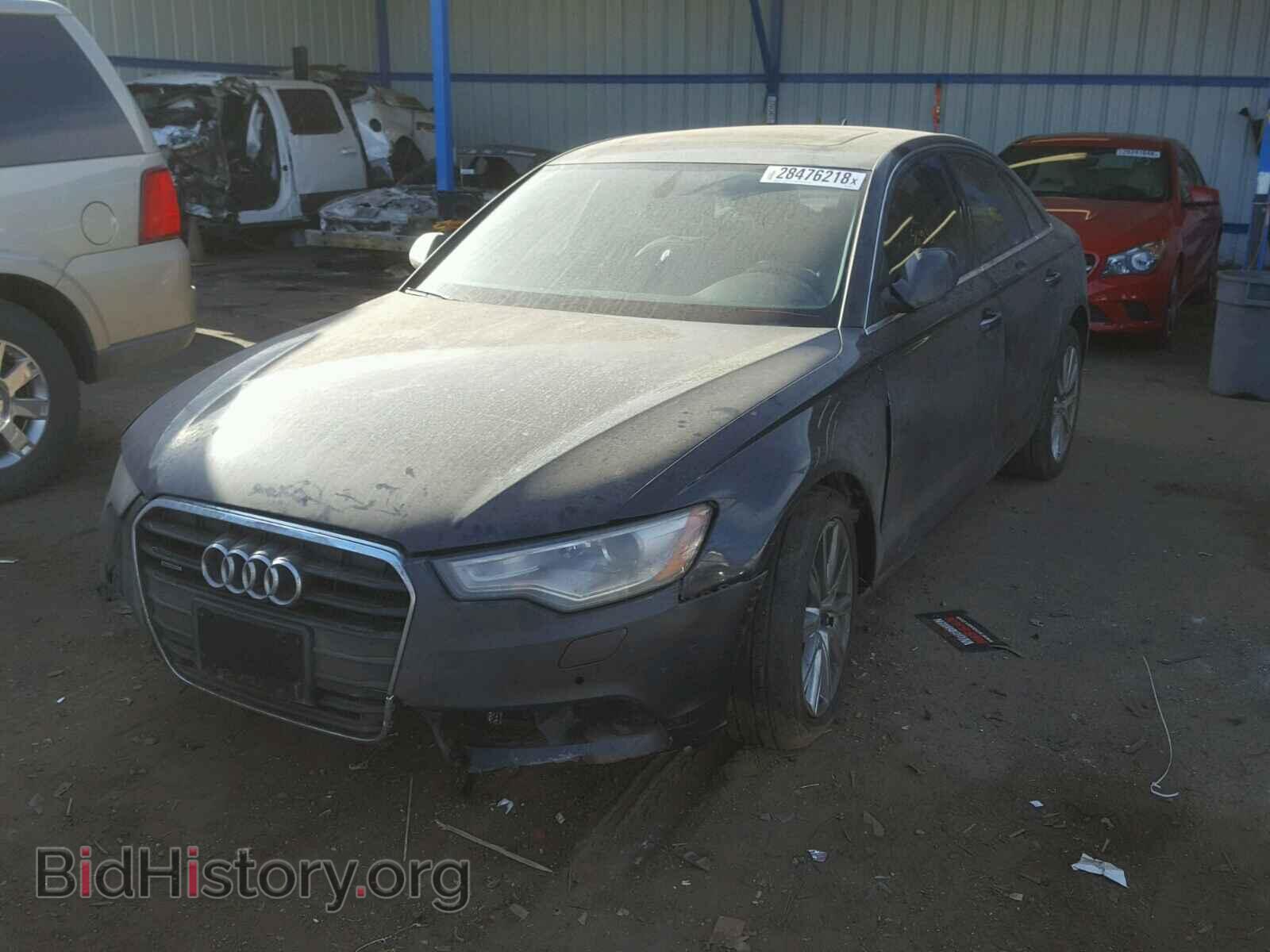 2013 AUDI A6 - VIN: WAUGFAFC9DN039812 - Фото 2