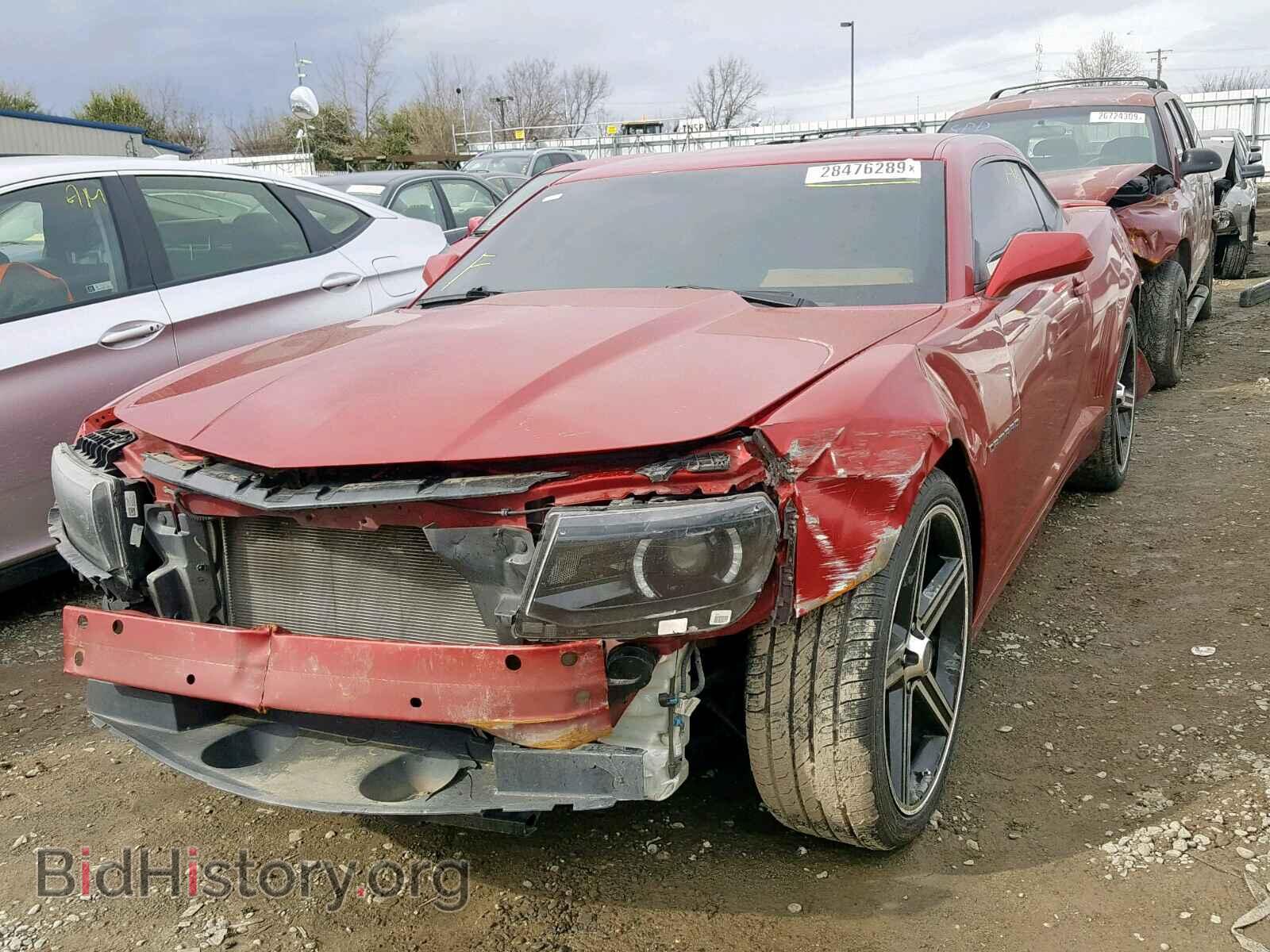 2014 CHEVROLET CAMARO - VIN: 2G1FB1E36E9183097 - Фото 2