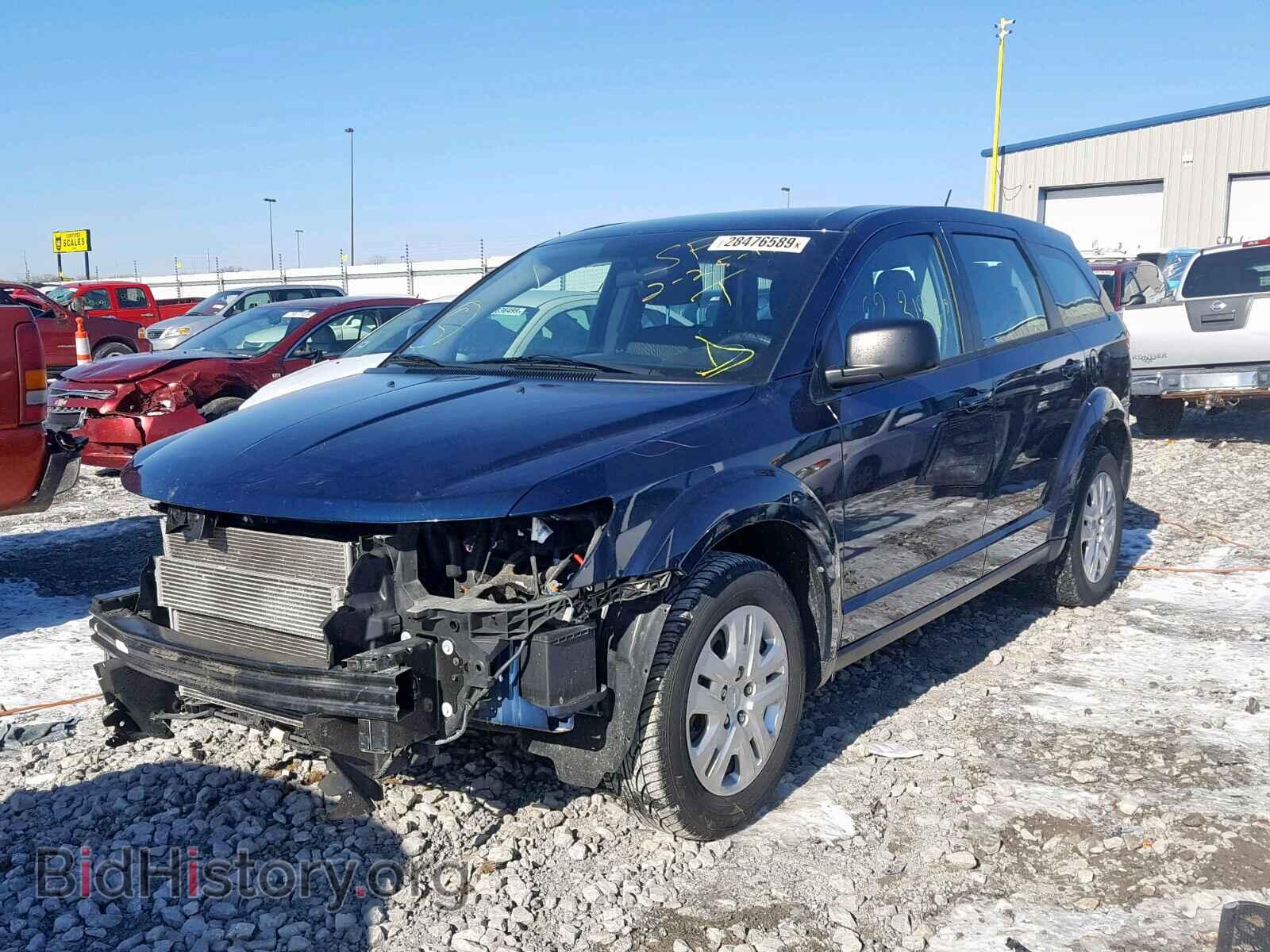 2014 DODGE JOURNEY SE - VIN: 3C4PDCAB3ET278115 - Фото 2