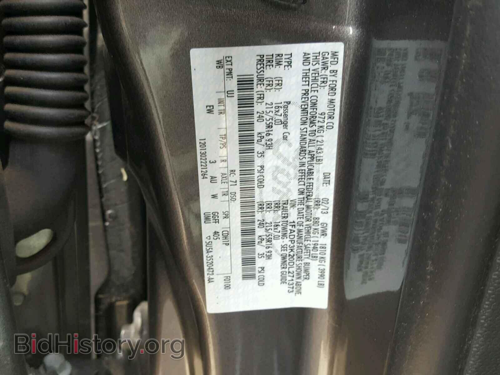 2013 FORD FOCUS - VIN: 1FADP3K20DL271373 - Photo 10