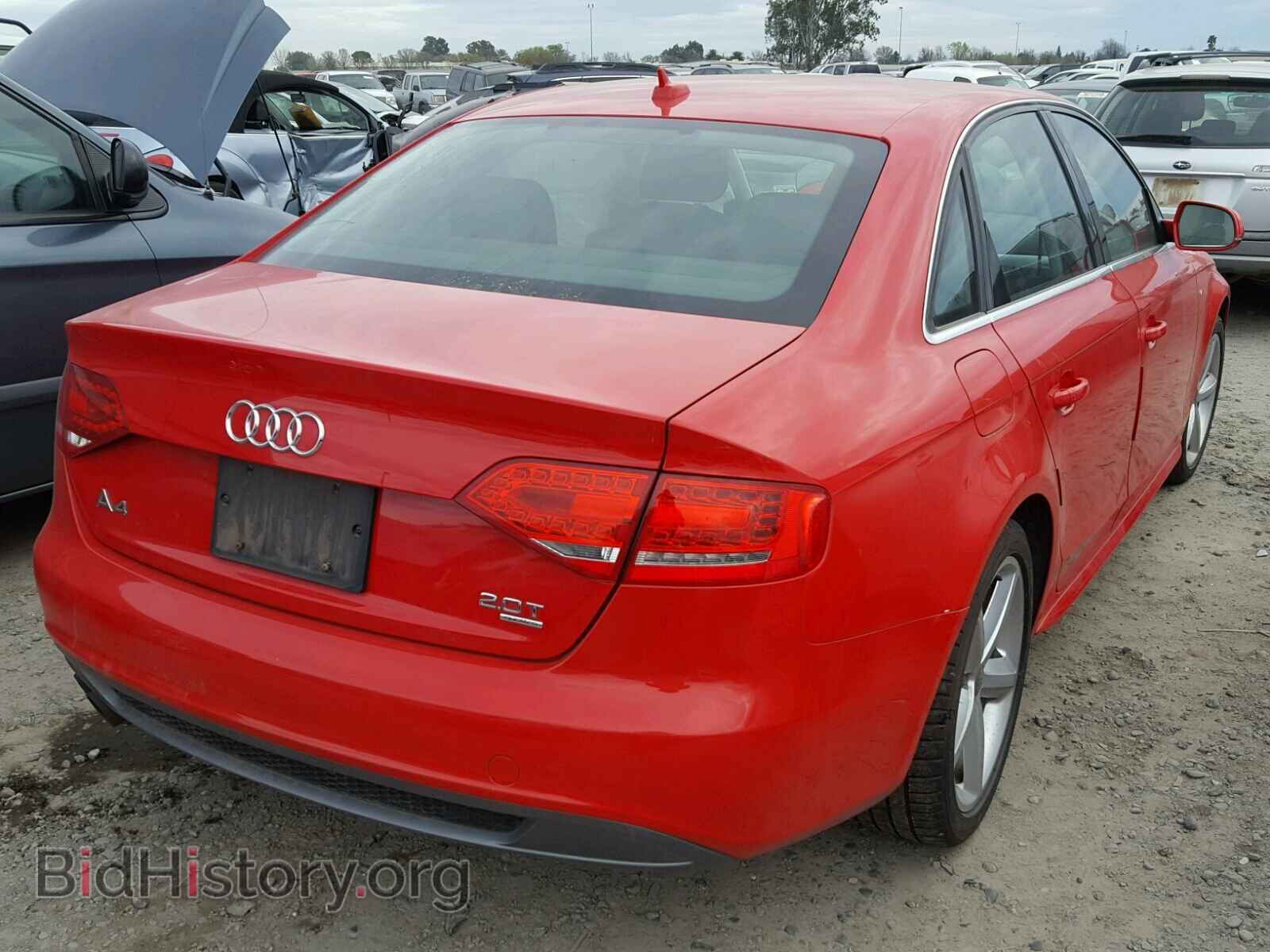 2012 AUDI A4 - VIN: WAUHFAFL4CN019972 - Photo 4