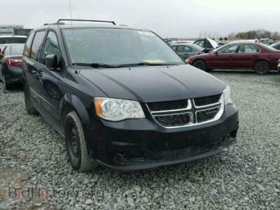 2011 Dodge CARAVAN Grand Cara, black — VIN 2D4RN4DG4BR753713, Copart