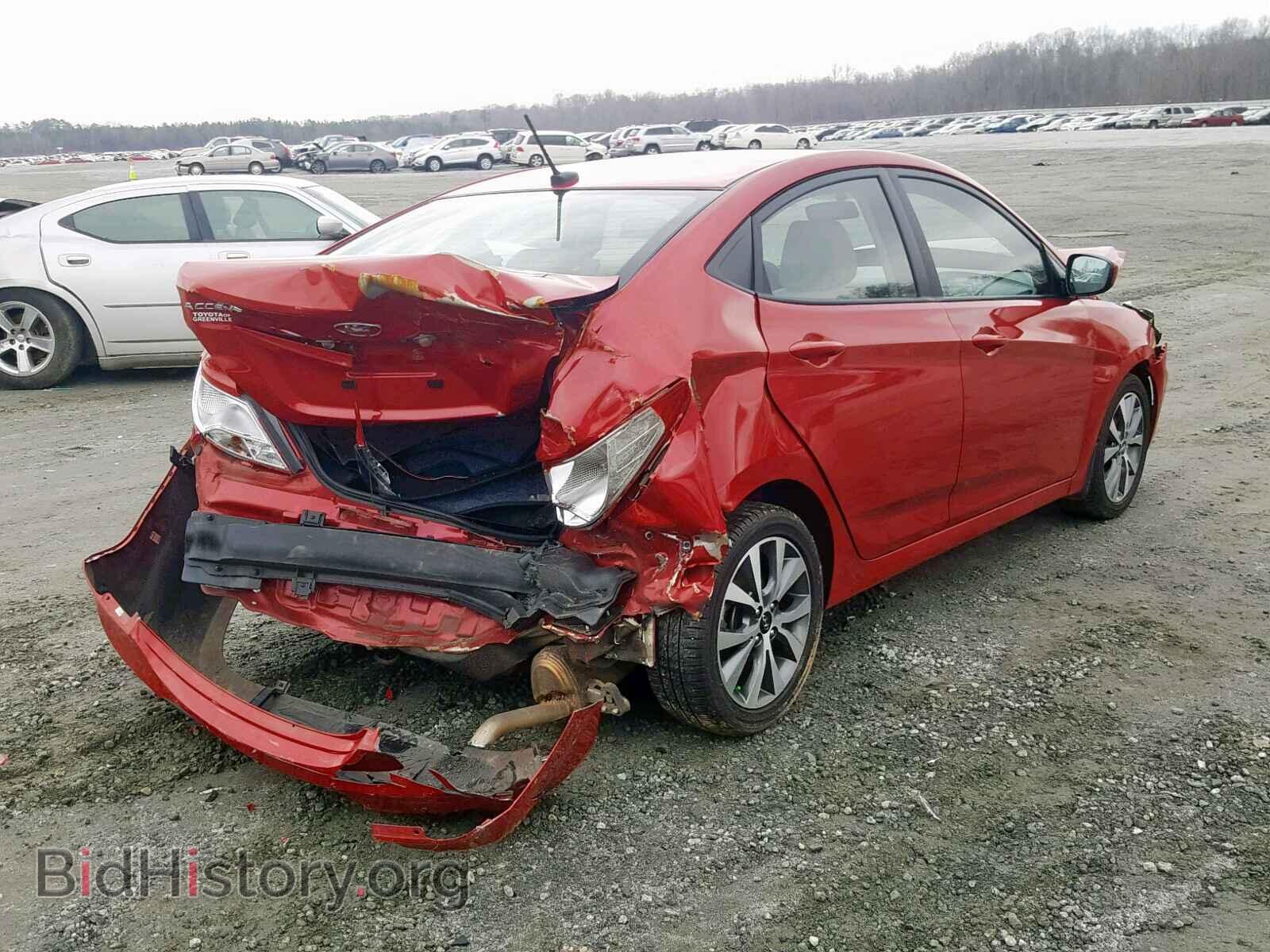 2017 HYUNDAI ACCENT - VIN: KMHCT4AE2HU349442 - Фото 4