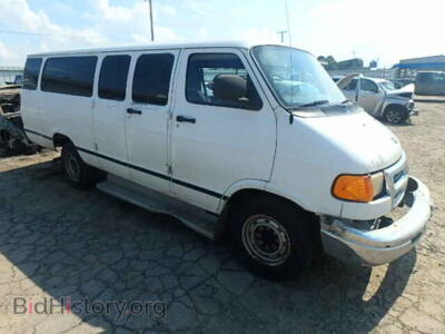 2001 Dodge RAM VAN RAM Wagon, белый — VIN 2B5WB35Z01K554547, Copart