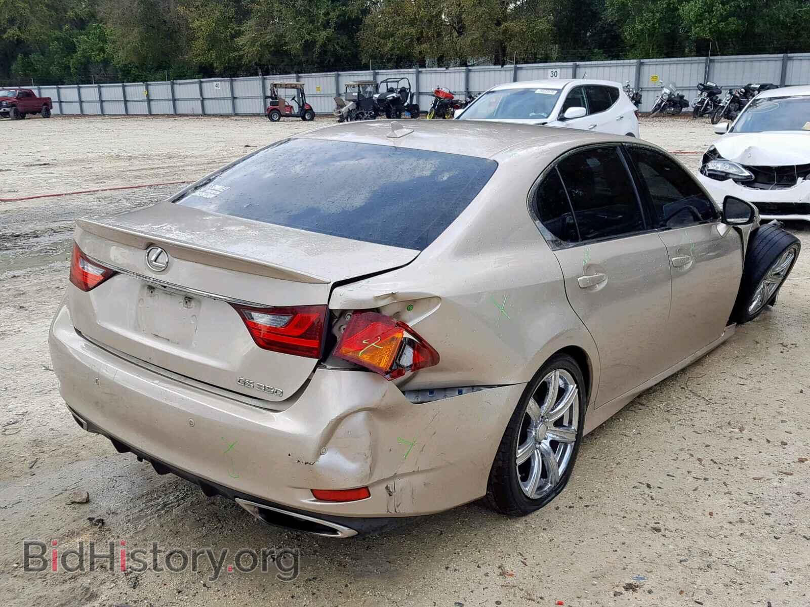 2013 LEXUS GS350 - VIN: JTHBE1BL6D5012653 - Фото 4