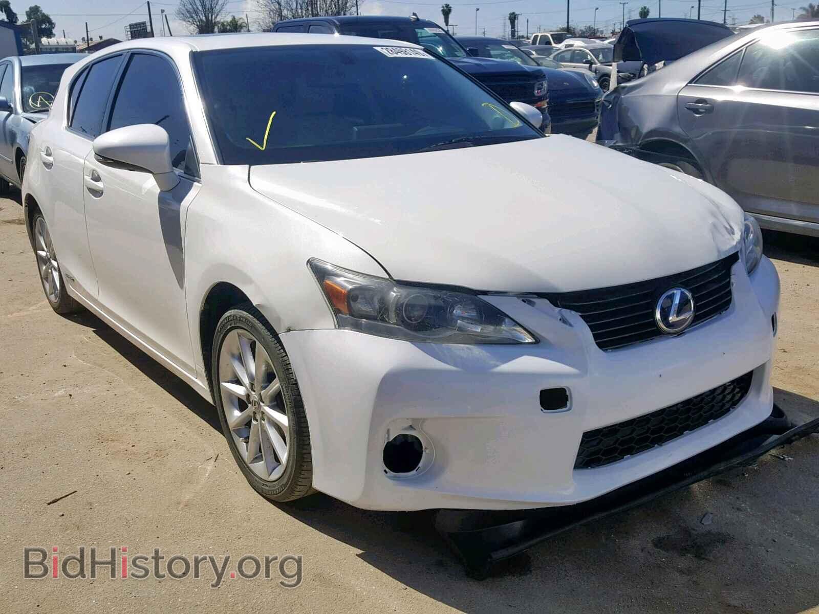 Photo JTHKD5BH3C2061590 - LEXUS CT 200 2012