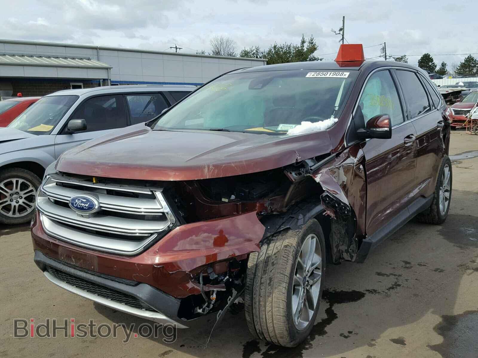2015 FORD EDGE - VIN: 2FMPK4K88FBB19162 - Фото 2